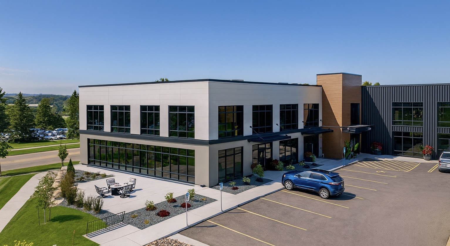 Commercial exterior cladding project