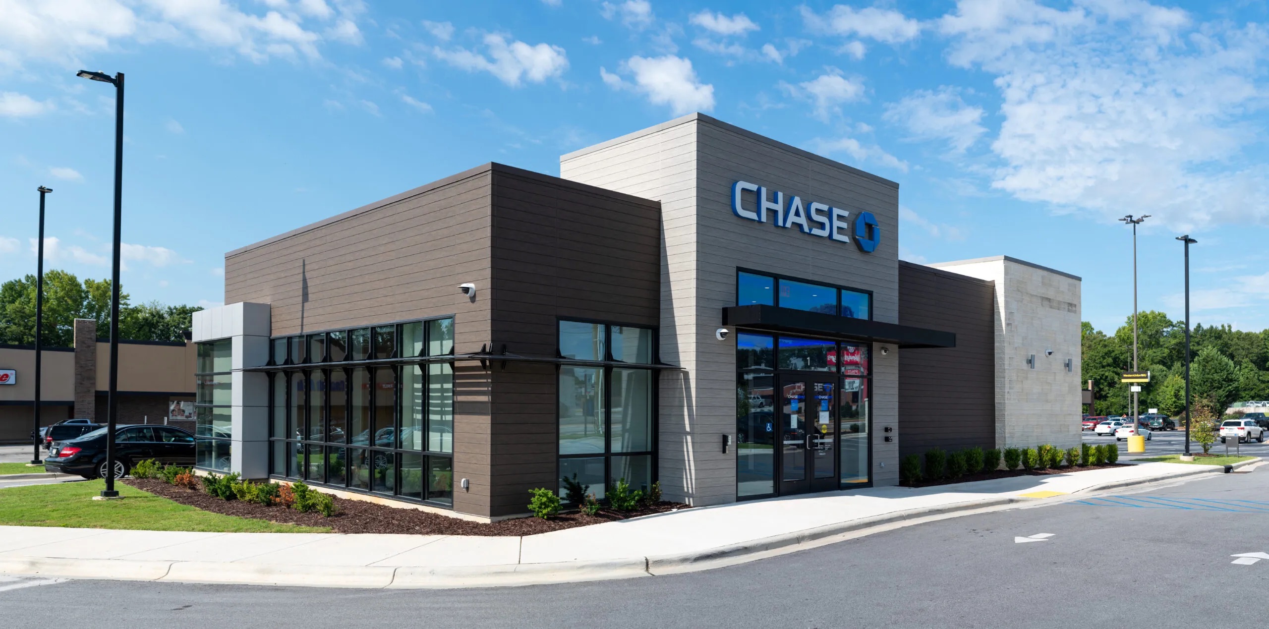 Commercial exterior cladding project